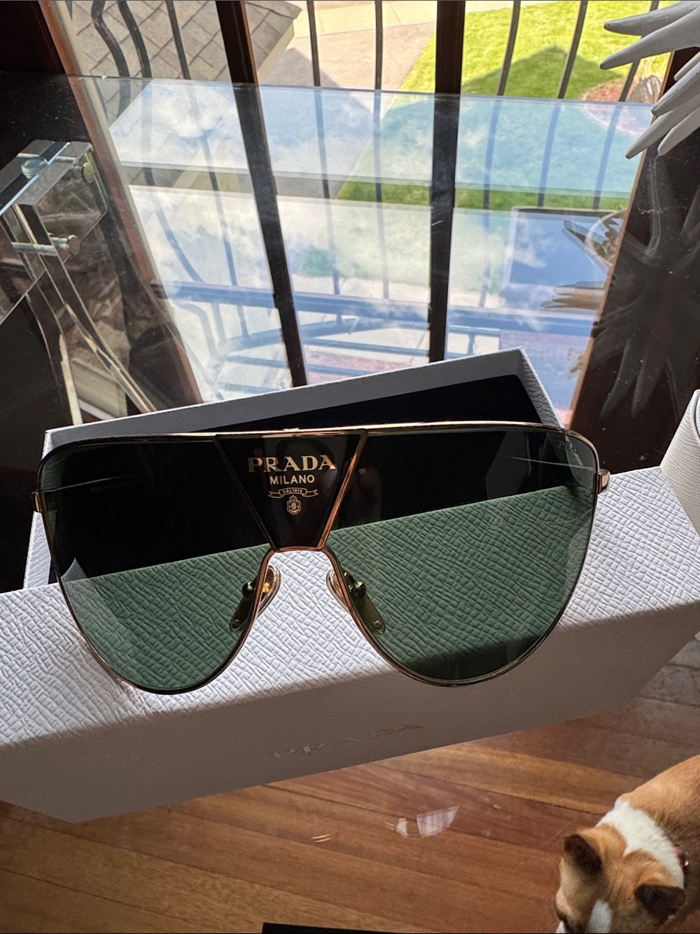 Prada Black Fabric Sunglasses Pouch and Box Set - Picture 3 of 12